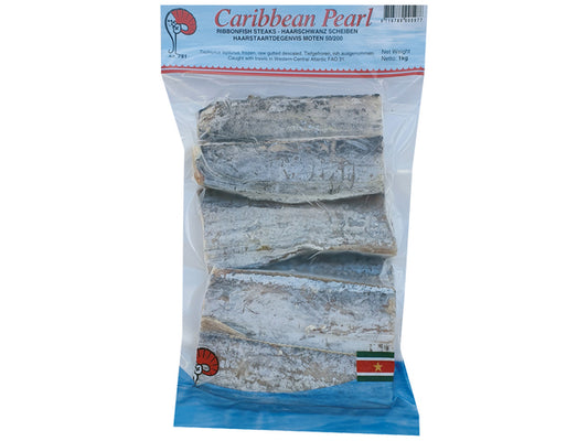 CARRIBEAN PEARL Ribbonfisch Steak (Haarschwanzscheiben) 1kg - Panda-Panda Asia Shop by JEN