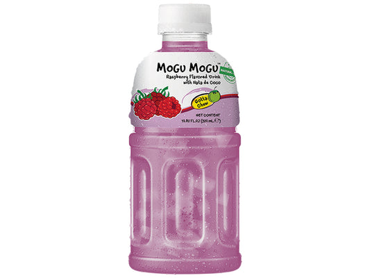 MOGU MOGU Himbeergetränk mit Nata de Coco 320ml - Panda-Panda Asia Shop by JEN