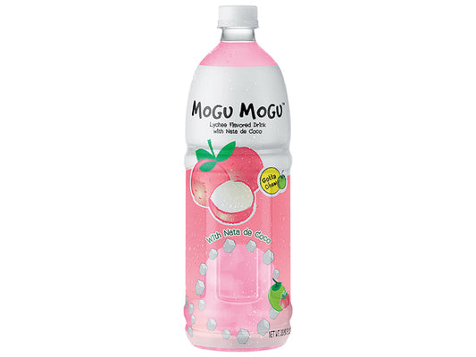 MOGU MOGU Litschigetränk mit Nata de Coco 1l - Panda-Panda Asia Shop by JEN