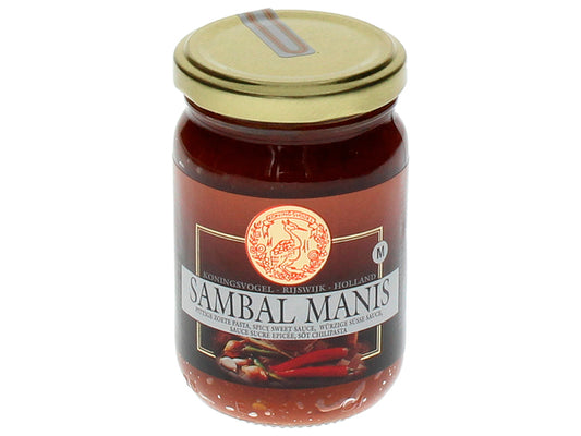 KONINGSVOGEL Chilipaste / Sambal Manis 200g - Panda-Panda Asia Shop by JEN