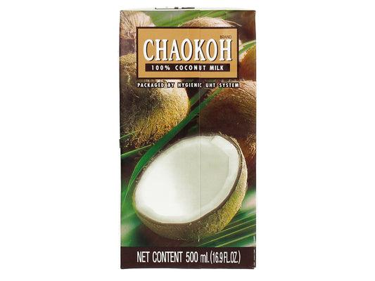 CHAOKOH Kokosmilch Tetra Pak (18% Fett) 500ml - Panda-Panda Asia Shop by JEN