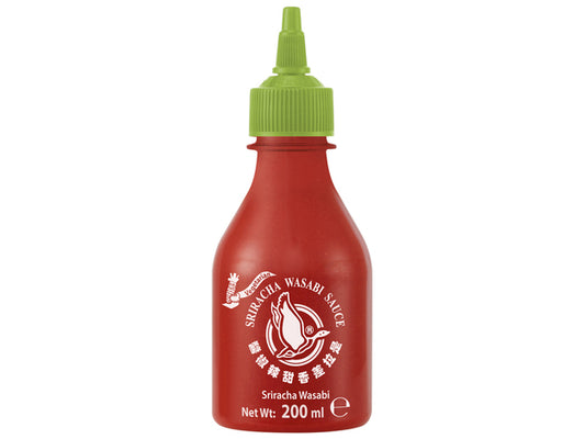 FLYING GOOSE Srirachasauce mit Wasabi 200ml - Panda-Panda Asia Shop by JEN
