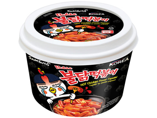 SAMYANG Buldak - Scharfes Hähnchen Aroma Topokki 185g - Panda-Panda Asia Shop by JEN
