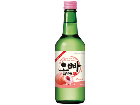 OPPA Pfirsich Soju Getränk 12% 360ml - Panda-Panda Asia Shop by JEN
