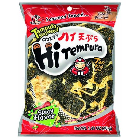 TAOKAENOI Knusprige Algen Tom Tempura Spicy Geschmack 40g - Panda-Panda Asia Shop by JEN