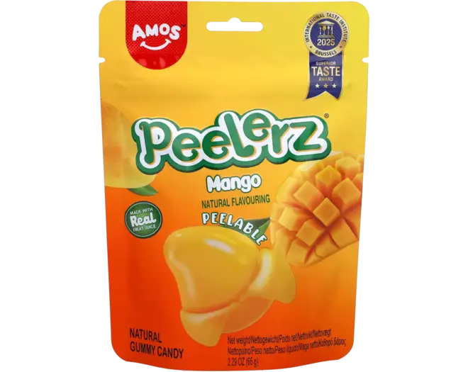 AMOS Peelerz Gummibärchen Mango 65g