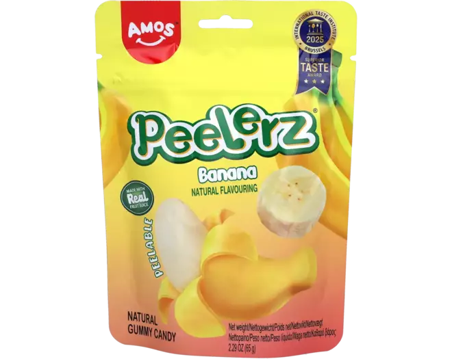 AMOS Peelerz Gummibärchen Bannane 65g