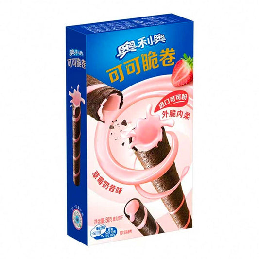 OREO Cocoa Erdbeere Schokoladen Waffel Biskuit Rolle 50g - Panda-Panda Asia Shop by JEN