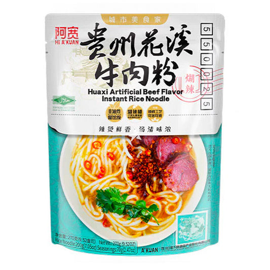 BAIJIA Huaxi Style Instant Noodle-Artificial Beef Flavour 260g - Panda-Panda Asia Shop by JEN
