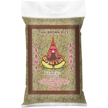 ROYAL THAI RICE Brauner Reis 1kg - Panda-Panda Asia Shop by JEN