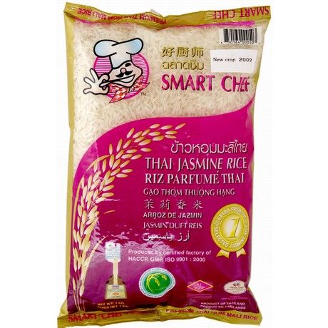 SMART CHEF Duftreis Langkorn Jasmin 1kg - Panda-Panda Asia Shop by JEN