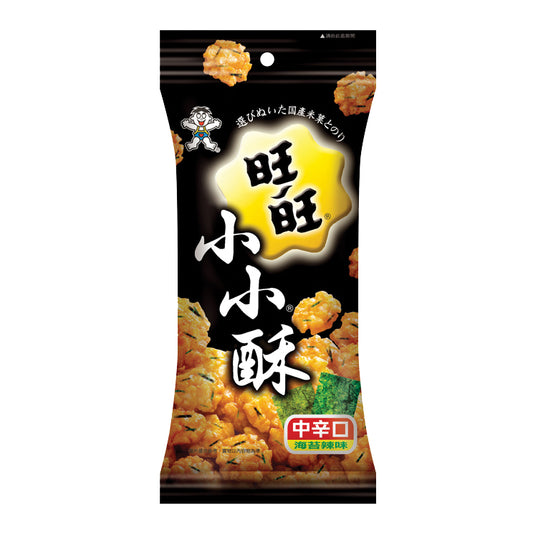 WANT WANT Kleine Frittierte Cracker scharfe Algen 60g - Panda-Panda Asia Shop by JEN