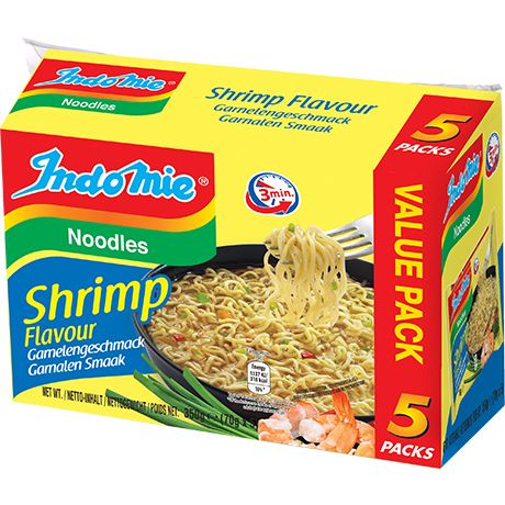 INDOMIE Instantnudeln Garnelen 5er-Pack 400g - Panda-Panda Asia Shop by JEN