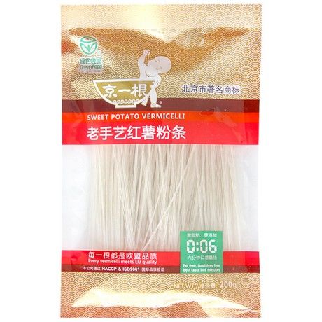 JING YI GEN Süßkartoffelnudeln Dünn 200g - Panda-Panda Asia Shop by JEN