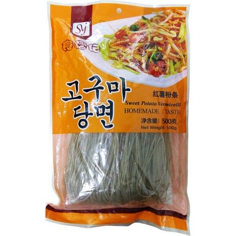 JING YI GEN Süßkartoffelnudeln Koreanisch Dünn 500g - Panda-Panda Asia Shop by JEN