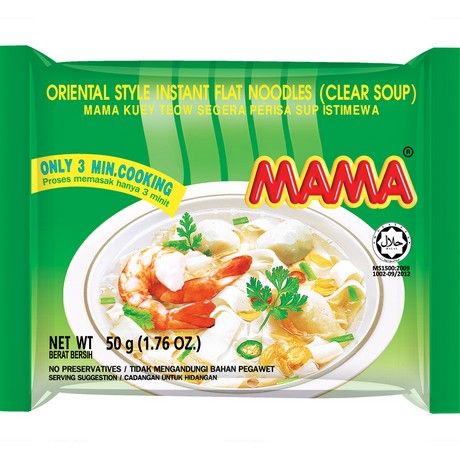 MAMA Instantreisbandnudeln Klar Suppe 50g - Panda-Panda Asia Shop by JEN