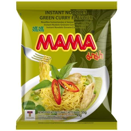 MAMA Instantnudeln Grünes Curry - Panda-Panda Asia Shop by JEN