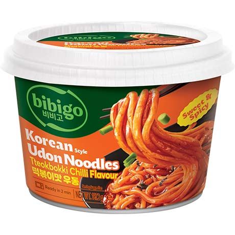 BIBIGO Udon Nudeln Topokki Chili Korean. Art 188g - Panda-Panda Asia Shop by JEN