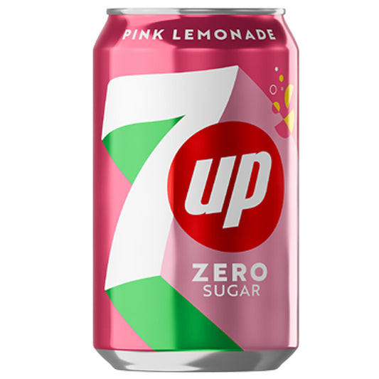 PEPSI. CO. 7UP Zero Sugar – Pink Lemonade 355ml - Panda-Panda Asia Shop by JEN