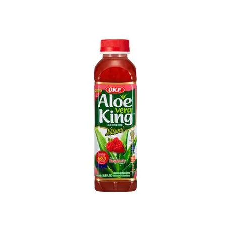 OKF Aloe Vera Getränk Himbeere 500ml - Panda-Panda Asia Shop by JEN