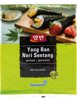 DONGWON Seetang, geröstet, für Sushi (Yaki Sushi Nori) 25g - Panda-Panda Asia Shop by JEN