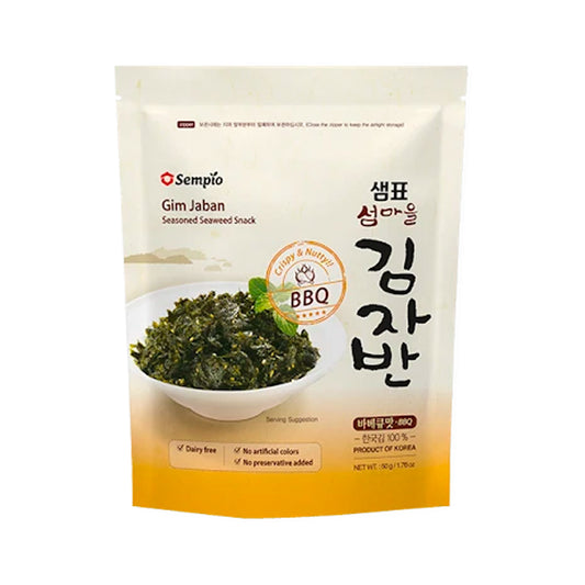 SEMPIO Seealgen Snack, gewürzt, BBQ 50g - Panda-Panda Asia Shop by JEN