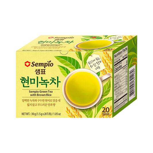 SEMPIO Grüner Tee, mit ungeschälten geröstetem Reis, Genmai 30g - Panda-Panda Asia Shop by JEN