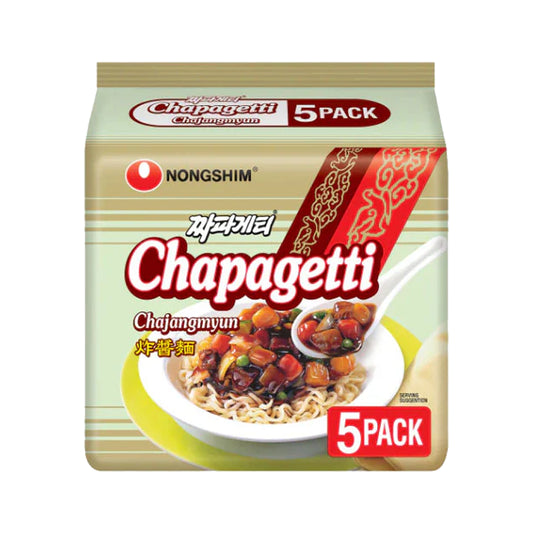 NONGSHIM Instantnudeln Chapagetti 5er-Pack 0.7kg - Panda-Panda Asia Shop by JEN