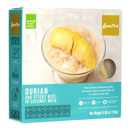 LAMAI THAI Durian mit Kokos-Klebreis 195g - Panda-Panda Asia Shop by JEN