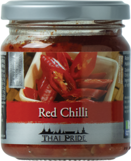 THAI PRIDE Chili, gehackt, rot 180 g - Panda-Panda Asia Shop by JEN