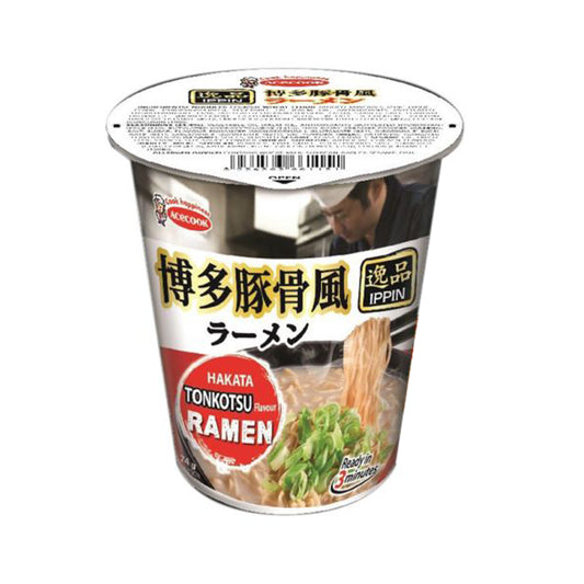 ACECOOK IPPIN Instantnudeln mit Tonkotsu Geschmack 73ml - Panda-Panda Asia Shop by JEN