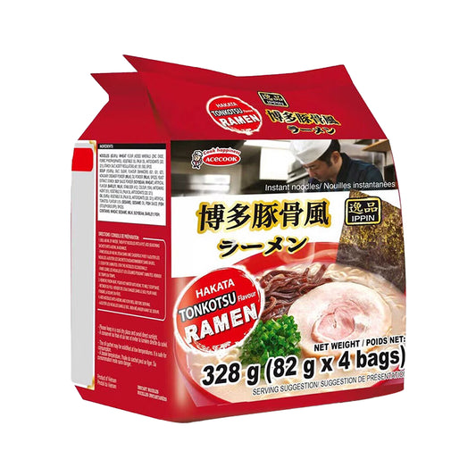 IPPIN Instantnudeln, Tonkotsu 4er Pac 328g - Panda-Panda Asia Shop by JEN