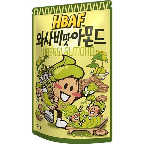 HBAF Mandel mit Wasabi 120g - Panda-Panda Asia Shop by JEN
