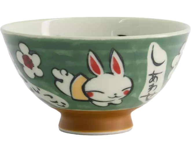 TOKYO DESIGN STUDIO Kawaii Schüssel, Reishase Grün (300 ml)