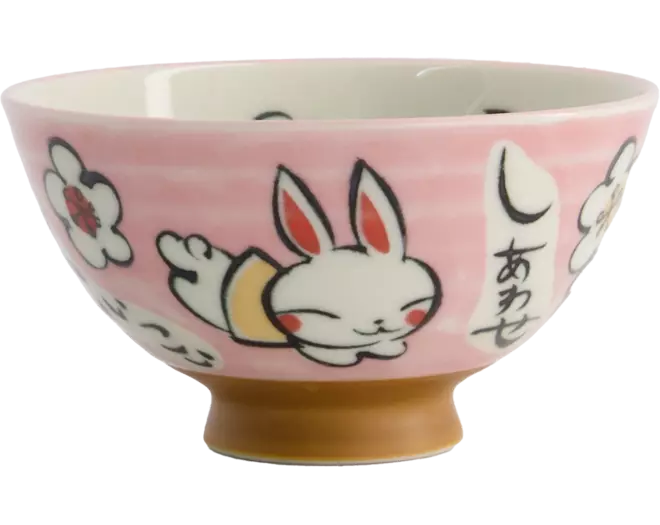 TOKYO DESIGN STUDIO Kawaii Schüssel, Reishase Rosa (300ml)