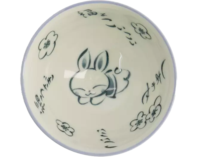 TOKYO DESIGN STUDIO Kawaii Schüssel, Reishase Blau (300 ml)