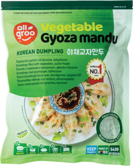 ALLGROO Dumpling mit Gemüse Gyoza Mandu 160g - Panda-Panda Asia Shop by JEN
