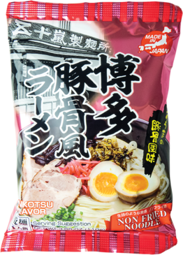 IGARASHI SEIMEN Instant Ramen mit Tonkotsu Sauce, (Hakata Tonkotsu Ramen) 108g - Panda-Panda Asia Shop by JEN