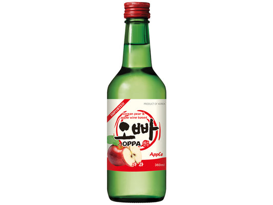 OPPA Apfel Soju Getränk 12% 360ml - Panda-Panda Asia Shop by JEN