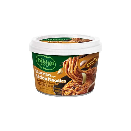 BIBIGO Udon Nudeln Koreanisches BBQ 188g - Panda-Panda Asia Shop by JEN