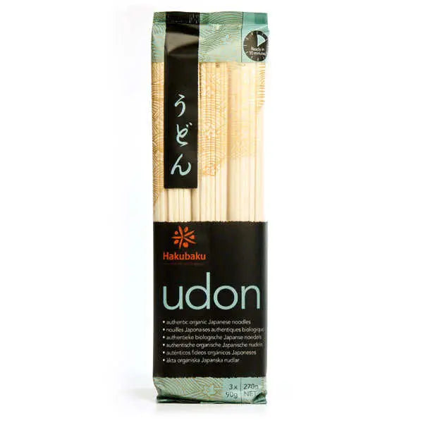 HAKUBAKU Bio Udon Nudeln 270g - Panda-Panda Asia Shop by JEN