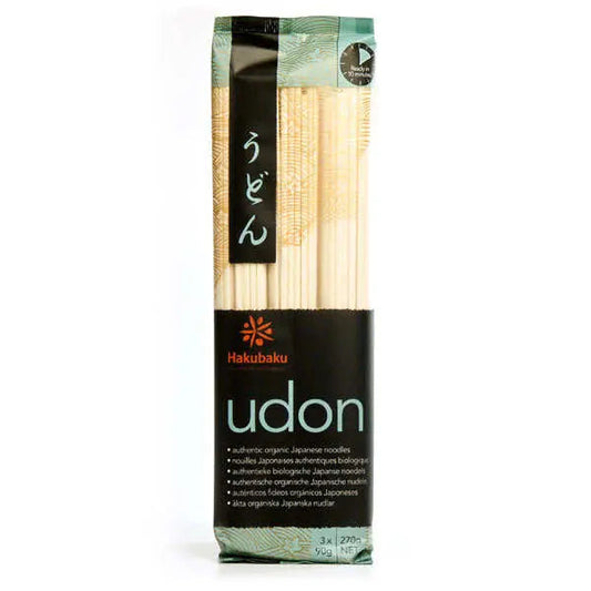 HAKUBAKU Bio Udon Nudeln 270g - Panda-Panda Asia Shop by JEN