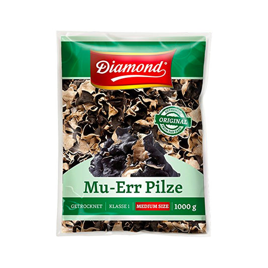 DIAMOND Black Fungus - getrocknet 100g - Panda-Panda Asia Shop by JEN