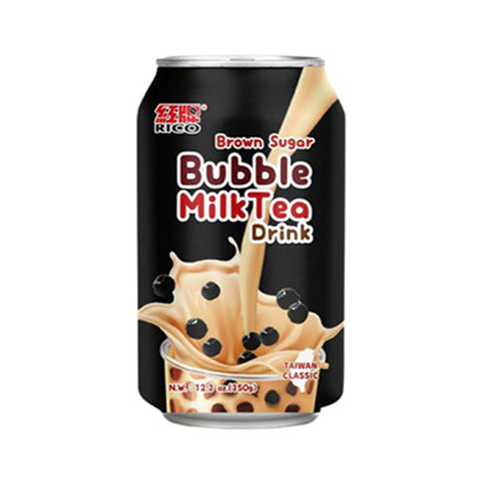RICO Bubble Milk Tea-Getränk Brauner Zucker 340ml - Panda-Panda Asia Shop by JEN