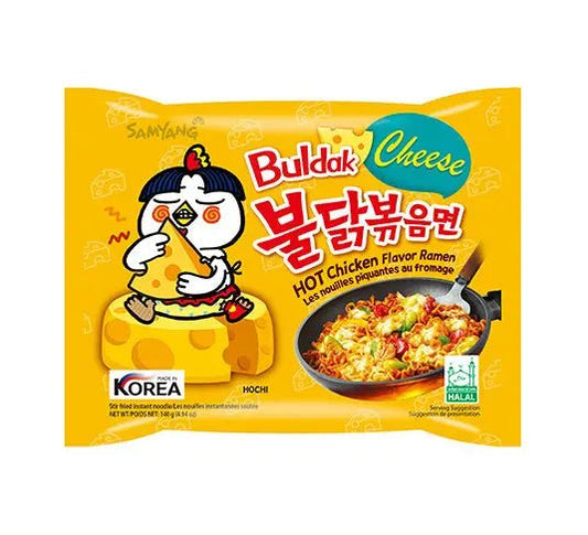 SAMYANG Buldak - Instant Nudeln Scharfes Huhn Käse 140g - Panda-Panda Asia Shop by JEN