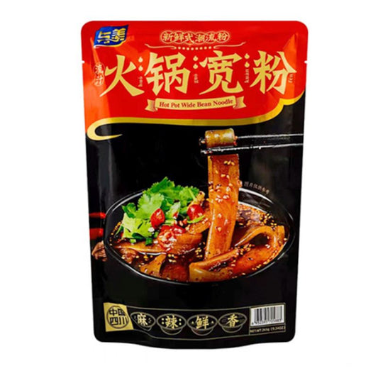 CN YUMEI CN Yumei Hot Pot Bean Noodle Wide 265g - Panda-Panda Asia Shop by JEN
