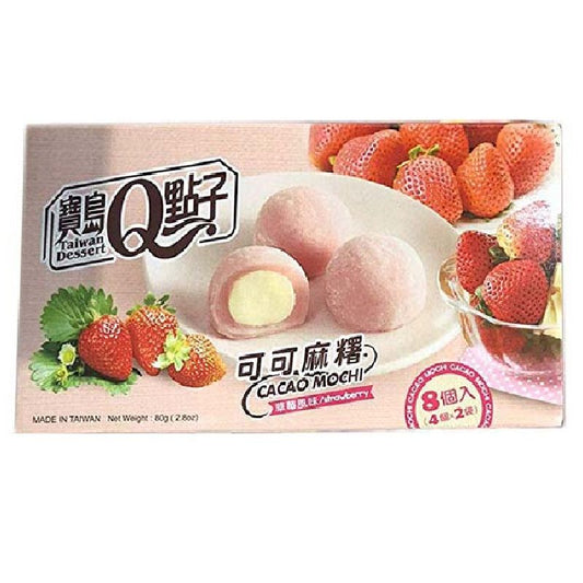 TW Cacao Mochi Strawberry 80g - Panda-Panda Asia Shop by JEN