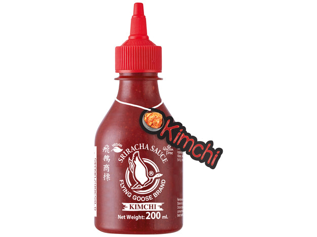 FLYING GOOSE Chilisauce Sriracha Kimchi 200ml - Panda-Panda Asia Shop by JEN