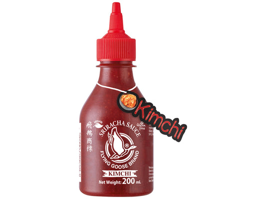 FLYING GOOSE Chilisauce Sriracha Kimchi 200ml - Panda-Panda Asia Shop by JEN