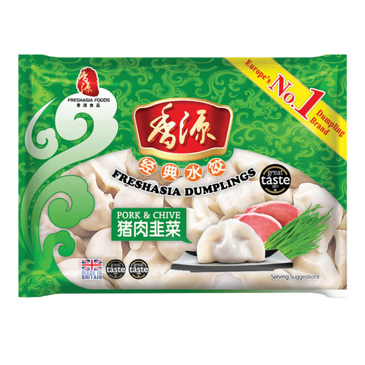 FRESH ASIA Dumplings Schweinefleisch & Schnittlauch 400g - Panda-Panda Asia Shop by JEN